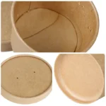 Disposable 8oz 12oz 16oz 24oz Paper Food Container Eco Friendly Take Away Food Snack Packaging Paper Soup Cups With Lids - Image 4