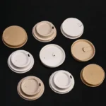 YBLPAK Custom 80mm/90mm Disposable Paper Lid for Coffee Cup Food Grade Leakproof Heat Resistant Cover for Cafe Takeaway Beverage - Image 5