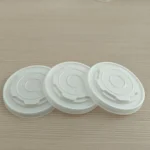 Xiamen 90mm Eco-Friendly Durable Pilfer-Proof PLA Plastic Lids for 8oz Paper Soup Cup Disposable Easy Open Compostable Cup Cover - 画像 (3)