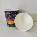 YBLPAK New Trade Promotion 480ml Instant Noodle Paper Cups Microwave Safe for Instant Ramen Eco Friendly Paper Oatmeal Container - Image 2