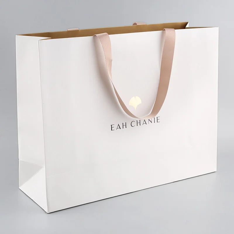 Hd7a1776ea3f34bfca12e2dcd69f15521r.webp Factory Wholesale Custom Printing Logo Small Business Gift Bags Boutique Handbags for Women Luxury - 画像 (1)