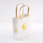Custom Logo Cardboard Bolsas Apparel White Boutique Retail Carry Luxury Packaging Gift Paper Bag for Small Business - 画像 (6)