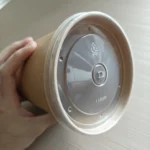 Xiamen High Quality Clear Plastic Lids 90/98/116mm Diameter Transparent Flat PP Juice Soup Cup Covers Cold Drinking Sealing Lids - Imagen 6