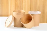 Custom Logo Noodle Packaging Cup Feature  Paper Soup Cup with Lid - Image 2