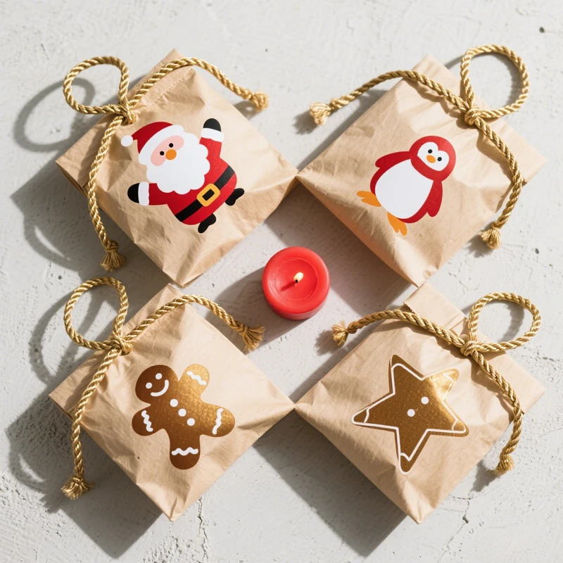 Hdc42d463b59f4dc787934f8a3cee02fdR.webp Christmas Paper Gift Bags Packaging With Handle for Holiday Paper Gift Bags, Christmas Goody Bags – Image 1