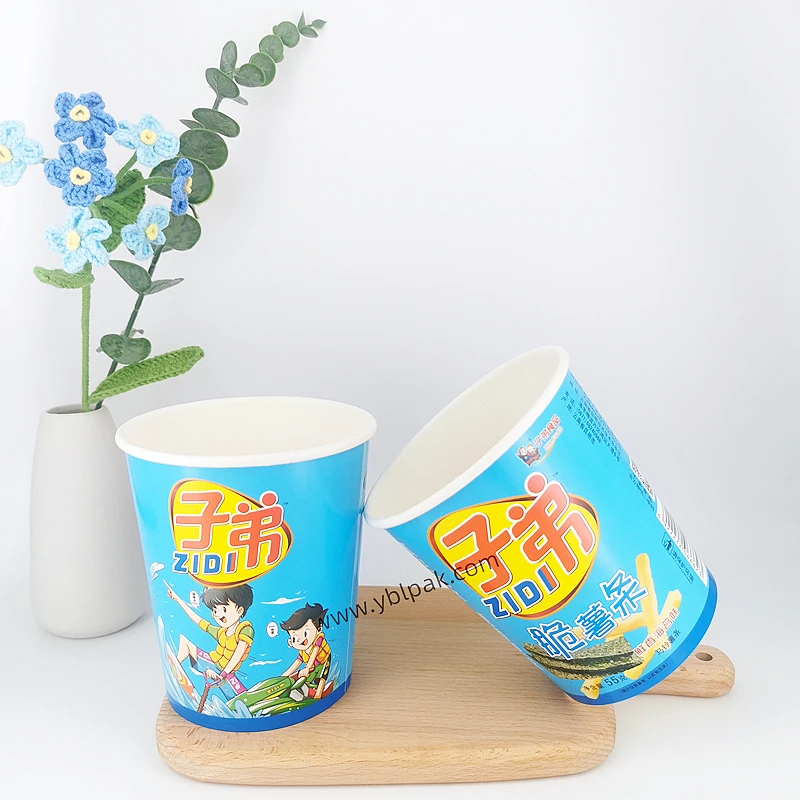 He052ba22c5fc497ea0264aa7a3b0bb39d.webp 745ml Double Wall Biodegradable Snack Paper Cup Eco Certified Food Safe BPA Free Disposable Heat Resistant Compact Custom Design - Imagen 1