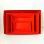 YBLPAK Custom Disposable Red Chocolate Take Away Box for Fried Chicken Sugar Candy Snack High End Paper Container Food Packaging – Image 2