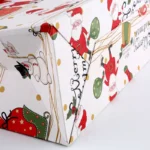 BT Shopping Bag Recyclable Printed LOGO pink Party Shopping Paper Bag With Handles - Image 5