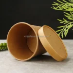 Wholesale Double Wall Instant Paper Soup Tub Disposable Lunch Box for Takeout Chinese Manufacture Single Wall Bowl for Lollipop