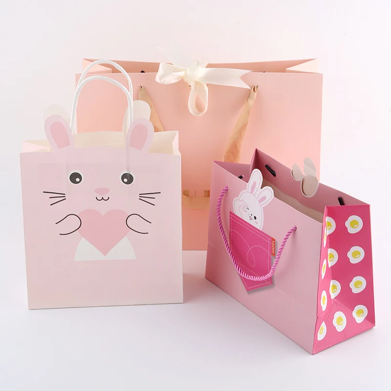 He56c4fead196491cb15fb6bee27b5003B.webp Custom Printing Cute Paper Packing Paper Kraft Bags Lovely Custom Packaging Little Bags Free Design Craft Paper Bag - 画像 (1)