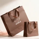 Brand Custom Perfume Cosmetics Carrying Packaging Personalized Gift Tote Shopping Logo Luxury Paper Bags – Image 4