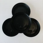 YBLPAK Black 90mm Coffee Cup Lids PP Disposable for 10oz 12oz 16oz 20oz Paper Cups Spill Proof Sturdy Hot/Cold Drinking Cup Lids - Image 2
