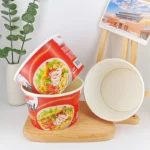 YBLPAK 828ml Paper Soup Cups Bowls for Instant Noodle Sustainable Portable Non Toxic BPA Free Durable Convenient Green Certified