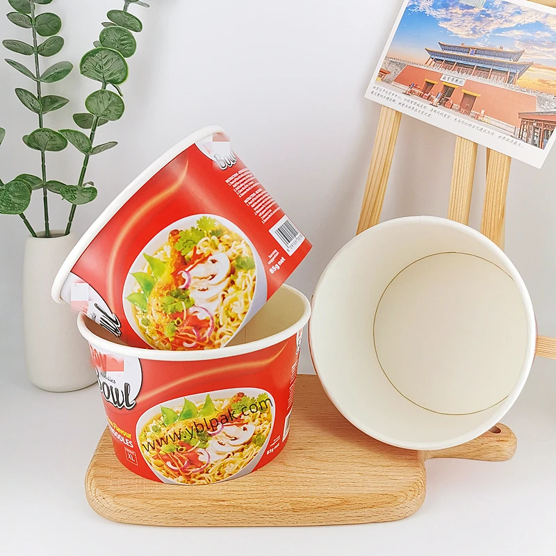 Hf0d611df7f914ab9b131885e3f7ef86fk.webp YBLPAK 828ml Paper Soup Cups Bowls for Instant Noodle Sustainable Portable Non Toxic BPA Free Durable Convenient Green Certified - Image 1
