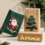 Shopping Handbag Gift Bags Zipper Bag Paper Food Bag Customized with Company Logo Christmas Packaging Gravure Printing - Imagen 3