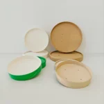 Xiamen 90mm 97mm 116mm Eco-Friendly Pilfer-Proof Paper Lid for Paper Bowl Soup Cup Salad Container Durable Paper Cover Easy Open – Image 2