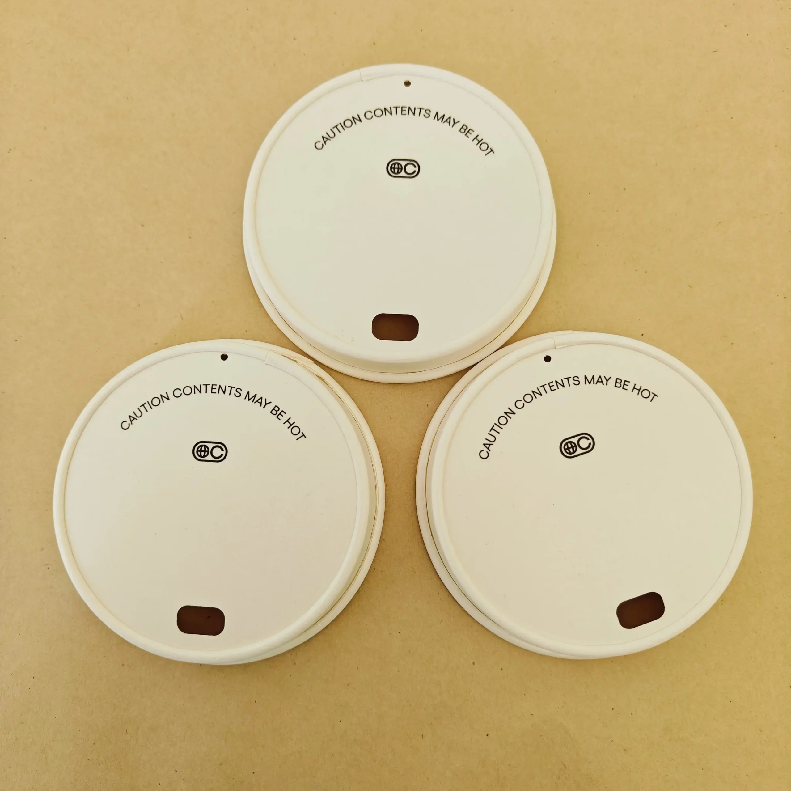 Hf76bc745a96e489a837e20929d47dba1L.webp YBLPAK Custom 80mm/90mm Disposable Paper Lid for Coffee Cup Food Grade Leakproof Heat Resistant Cover for Cafe Takeaway Beverage - Image 1