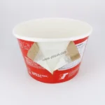 YBLPAK 828ml Double Layer Paper Bowl for Instant Noodle/soup/porridge Disposable Ramen Container with Paper Lid and Plastic Fork - Image 4