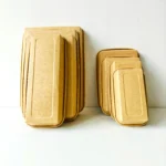 Xiamen Disposable Brown Kraft Paper Sushi Tray with Clear PET Lids for Takeaway Food Packaging with Japanese Style Rice Ball Box - Image 5