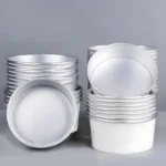 Xiamen Eco Friendly Paper Food Container Disposable Aluminum Foil Salad Bowl Food Grade with Lid for Sushi Sandwich Noodle Lunch - Image 3