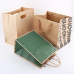 Wholesale Custom Luxury Craft Gift Brown White Packaging Bolsa De Papel Printed Shopping Bag Kraft Paper Bags with Your Own logo – Image 5