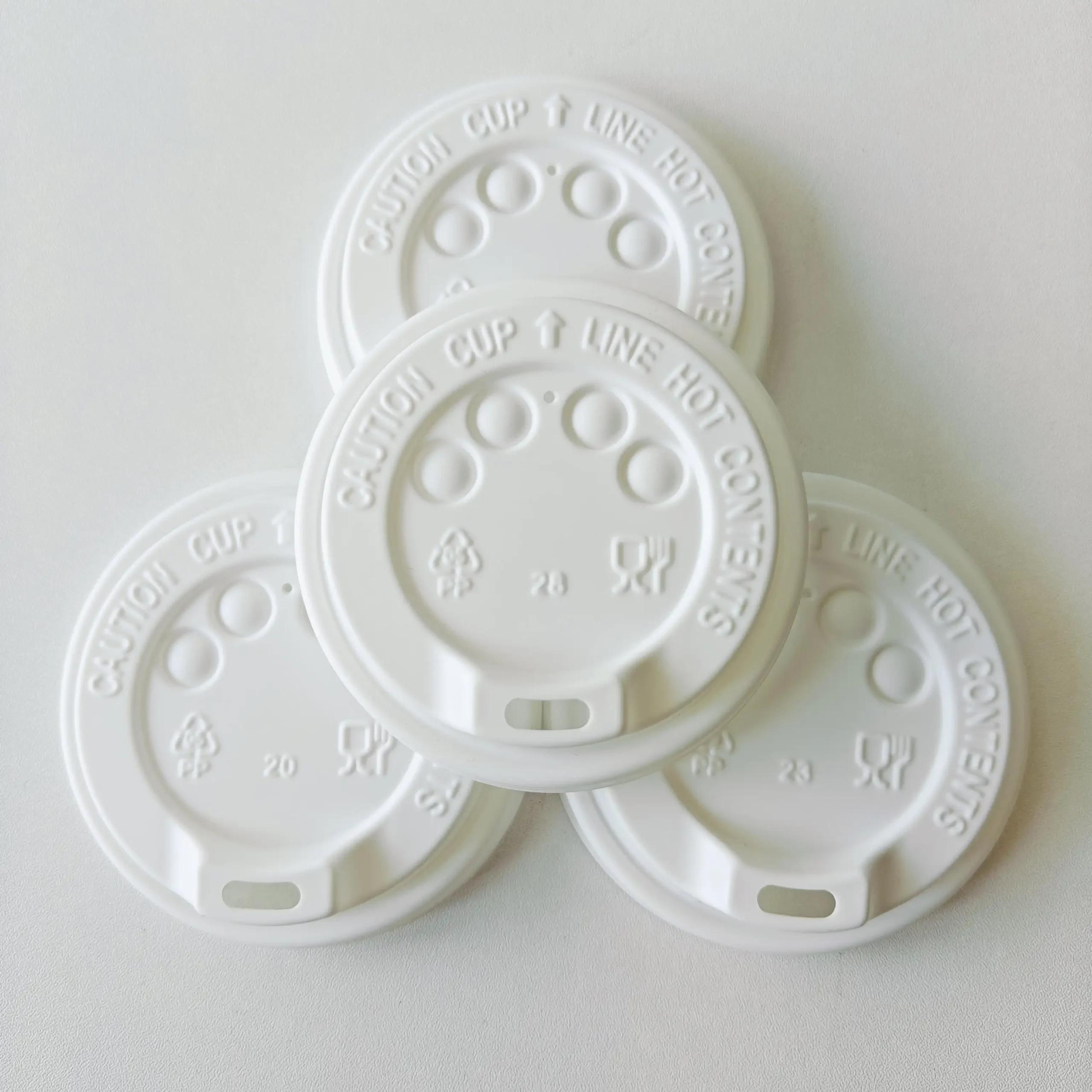 Hffc9a717bbd64cae9bc628aece358827A.webp YBLPAK Leak-Proof Plastic Coffee Cup Lids for 8oz 10oz 12oz 16oz 20oz 22oz Disposable Coffee Cup Eco-Friendly Food Grade Cup Lid – Image 1